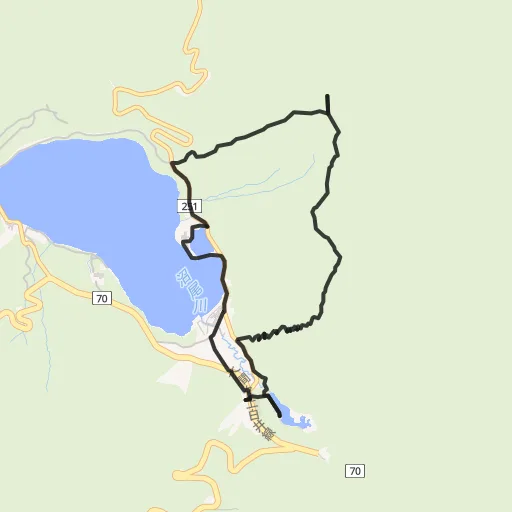 赤城山・黒檜山のコース地図