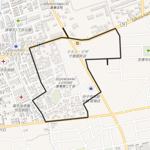 青葉の森公園のコース地図