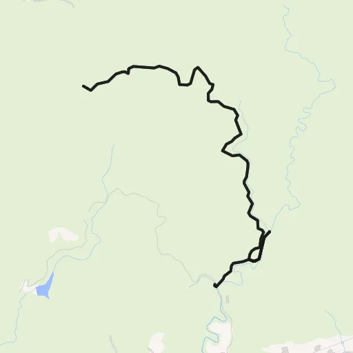 黒滝・花園トレイルのコース地図