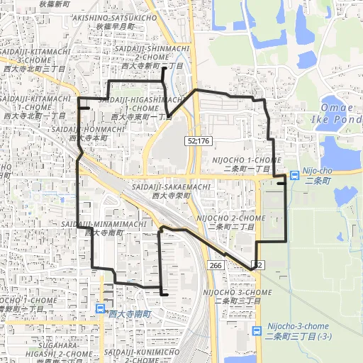 平城宮跡歴史公園のコース地図