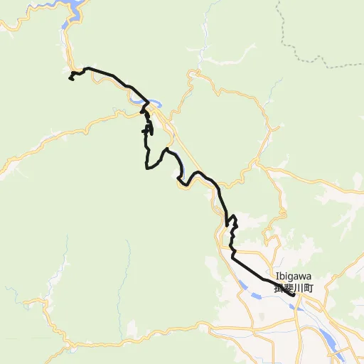 揖斐川ロングコースのコース地図