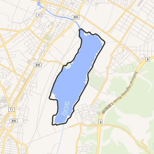 木場潟公園のコース地図