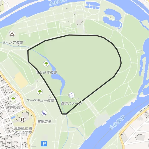 水元公園のコース地図