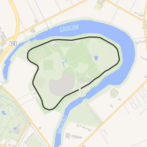 モエレ沼公園のコース地図