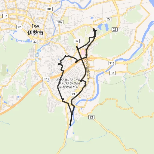 倉田山公園(野口みずきロード)のコース地図