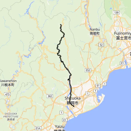 奥静ロングコースのコース地図