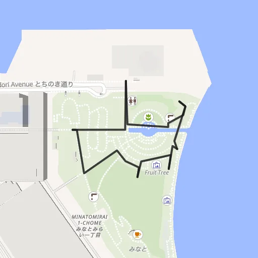 臨港パークのコース地図