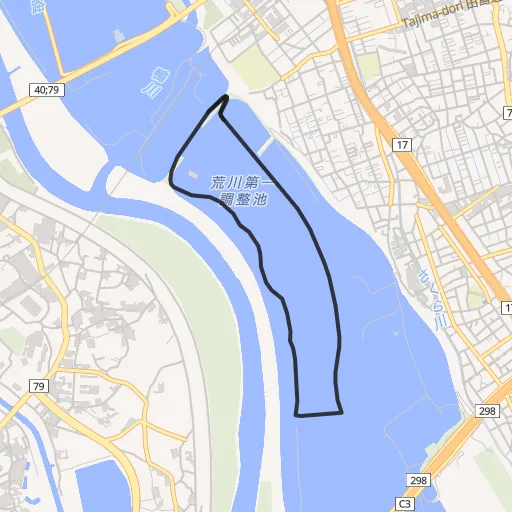 彩湖・道満グリーンパークのコース地図