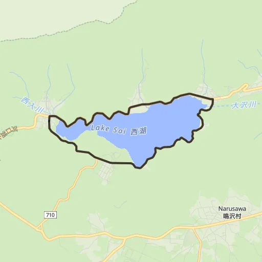 西湖のコース地図
