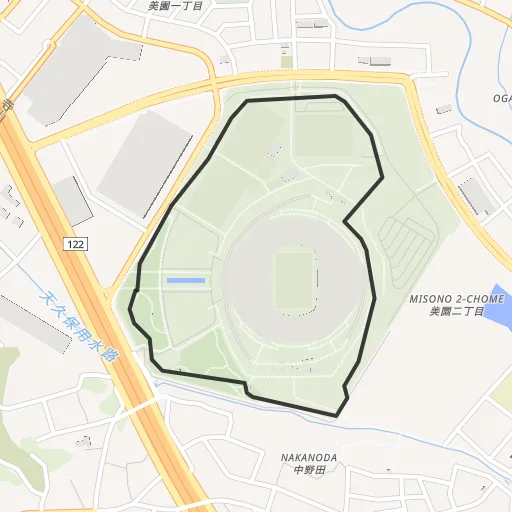 埼玉スタジアム2002公園のコース地図