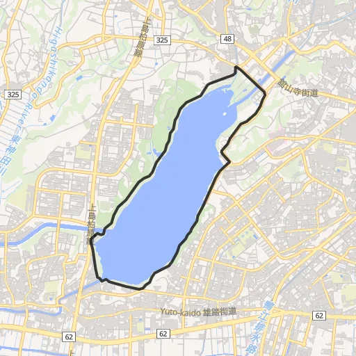 佐鳴湖公園のコース地図