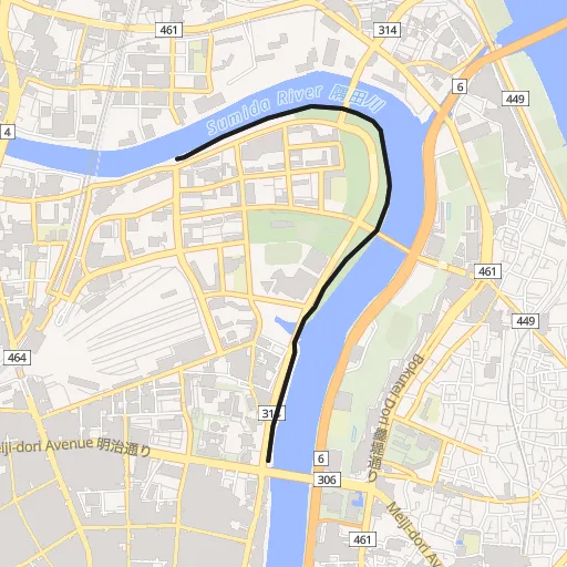汐入公園のコース地図