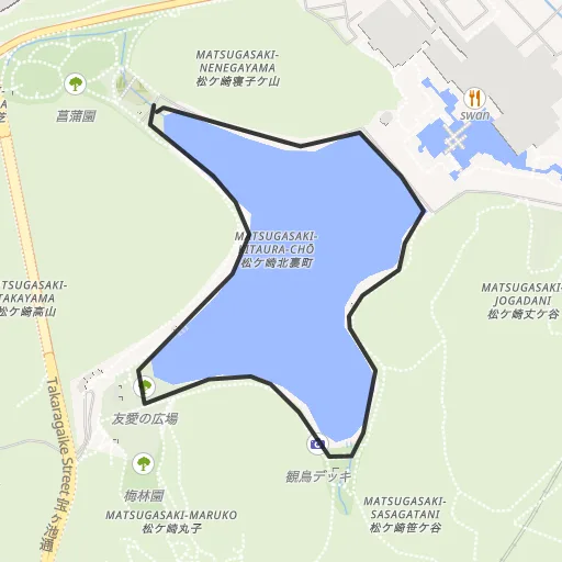 宝が池公園のコース地図