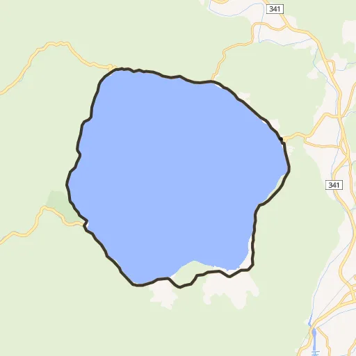 田沢湖のコース地図