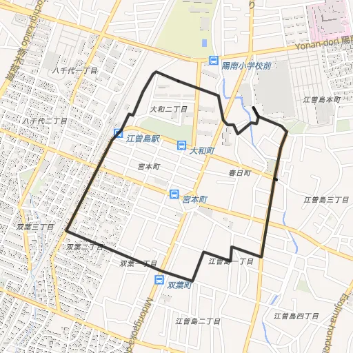 栃木県総合運動公園のコース地図