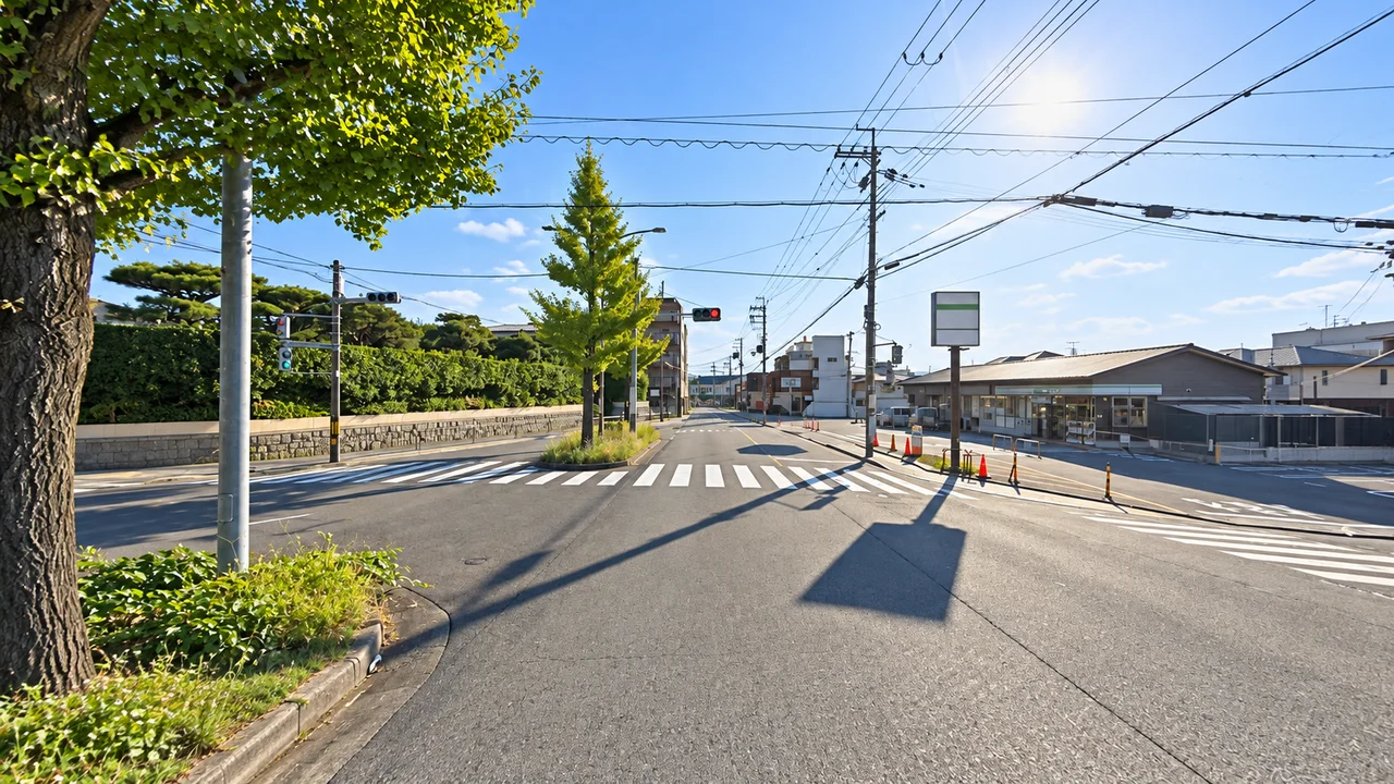 嵐山から北山へ、起伏を重ねる前半・京都北側の市道183号(AI生成の参考イメージ)